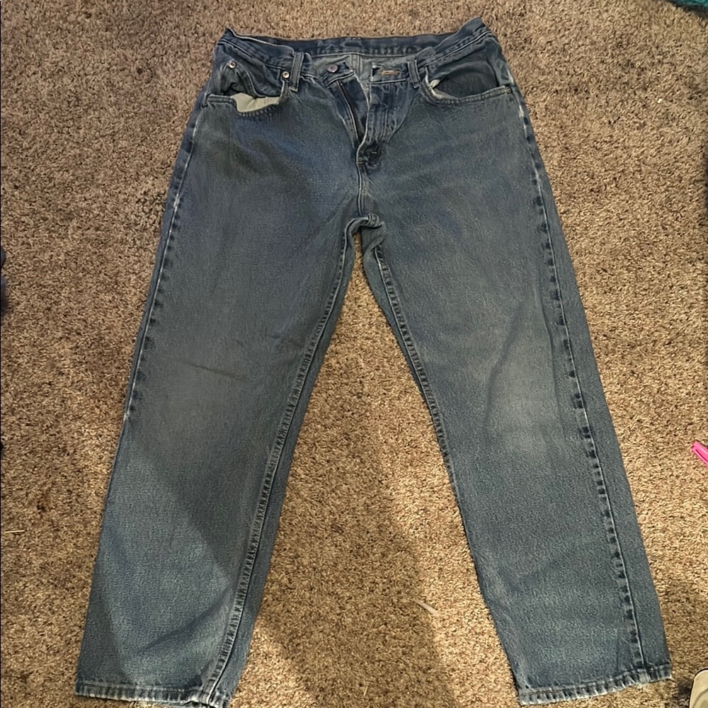 Wrangler Blue Relaxed Jeans Classic Style